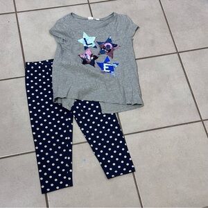Gap Kids Girls T-shirt & Leggings size M(8).